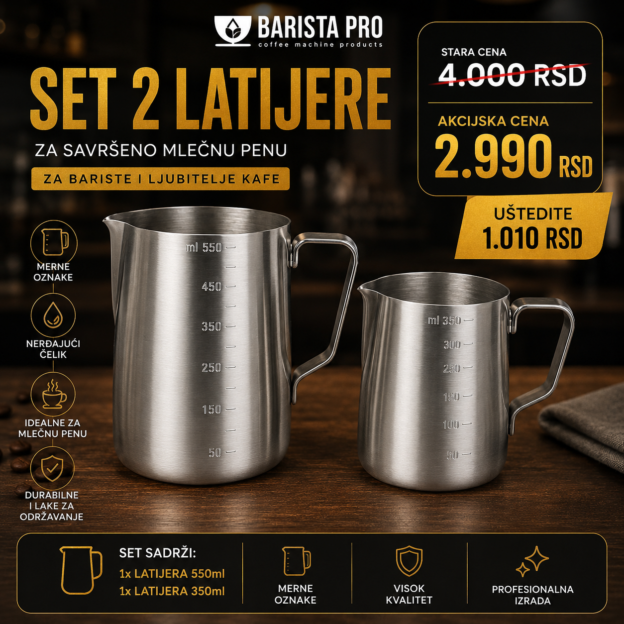 Barista Pro Duo Set