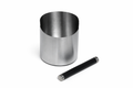 Inox Noker za espresso kolačiće – Sivi (Knock Box)