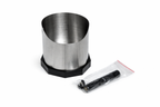Inox Noker za espresso kolačiće – sivi (Knock Box)