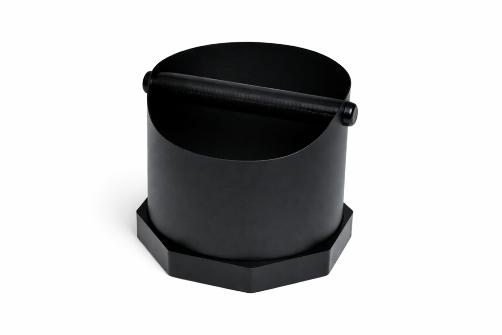 Inox Noker za espresso kolačiće – Crni (Knock Box)